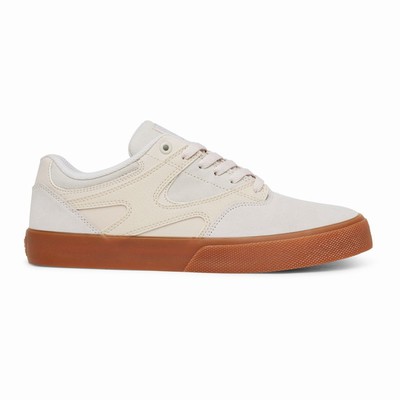 DC Kalis Vulc Men's Brown/Grey Skate Shoes Australia FOL-976